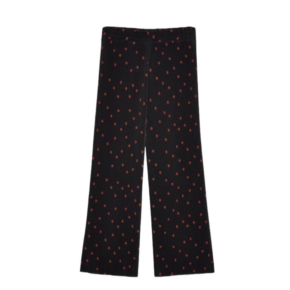 TOPSHOP Spot Plissé Trousers - Picture 2 of 5